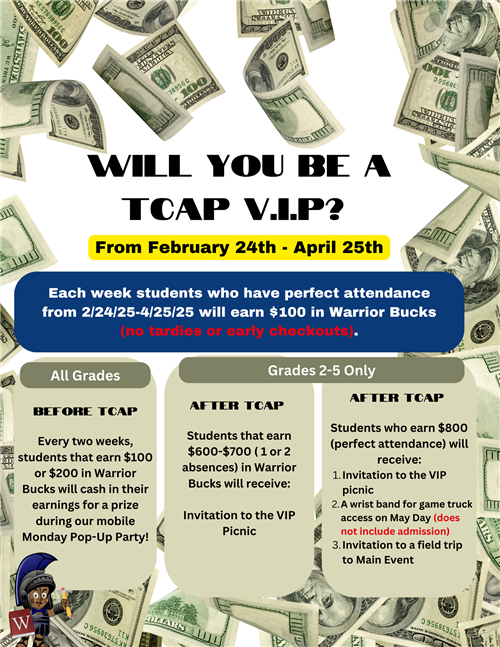 Will You Be A TCAP V.I.P.?